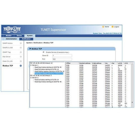 Eaton Tripp Lite Series SNMP/Web/Modbus Management Accessory Card for Compatible UPS Systems