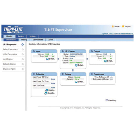 Eaton Tripp Lite Series SNMP/Web/Modbus Management Accessory Card for Compatible UPS Systems