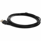 AddOn 3ft USB 2.0 (A) Male to Micro-USB 2.0 (B) Female Black Adapter Cable