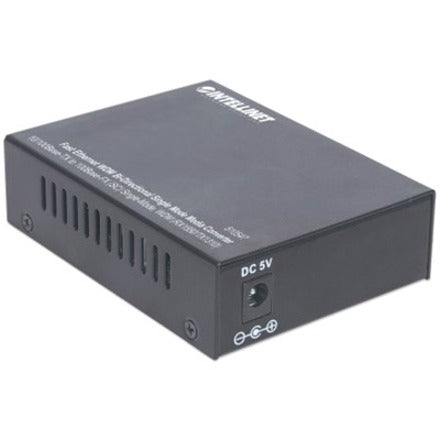 Intellinet Network Solutions Fast Ethernet WDM (RX1550/TX1310) Bi-Directional Single-Mode, RJ45 to SC, 12.4 miles (20 km) Media Converter