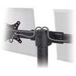 Freestanding Dual Monitor Desk Stand - 13" to 27", Max Load 22 lbs