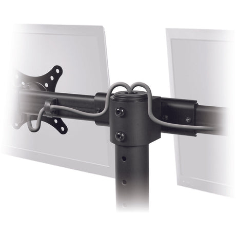 Freestanding Dual Monitor Desk Stand - 13" to 27", Max Load 22 lbs