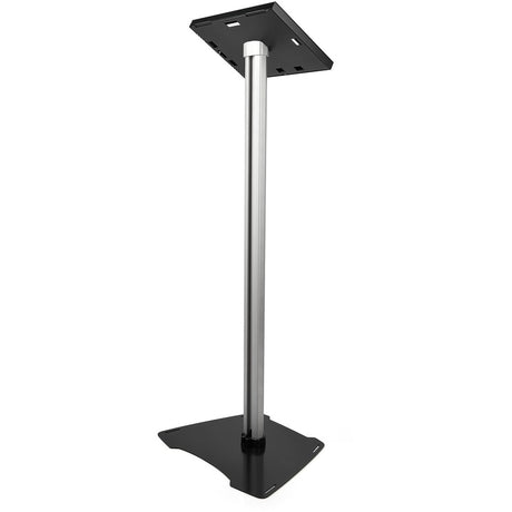 StarTech.com Secure Tablet Floor Stand - Security lock protects your tablet from theft and tampering - Supports iPad and other 9.7" tablets - Fixed Height of approx. 42" (1060 mm) - Built-in cable management - Covered Home button - TAA compliant - Thread