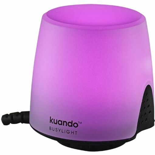 kuando Busylight UC Omega - Presence/Status indicator and Ringer for UC platforms - Displays your presence state to avoid interruptions, Call Alert - Rings and flashes on incoming calls - Missed Conversation notification on some platforms. Magnetic mounti