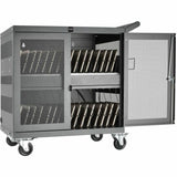 Eaton Tripp Lite Series Multi-Device Charging Cart, 32 USB Ports, iPad and Android Tablets, Wall-Mount Option, Black