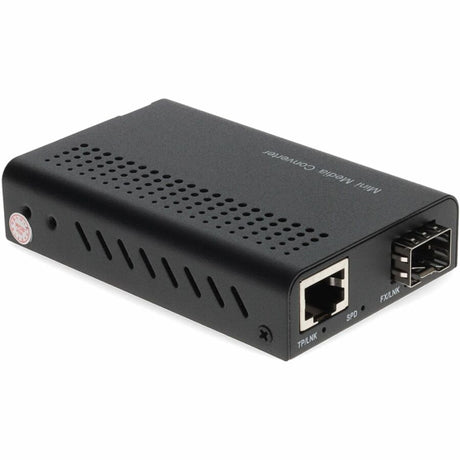 AddOn 10/100/1000Base-TX(RJ-45) to Open SFP Port Mini Media Converter