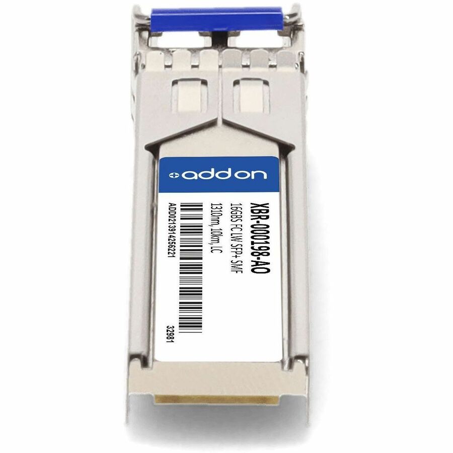 AddOn Brocade XBR-000198 Compatible TAA Compliant 16GBase-LW Fibre Channel SFP+ Transceiver (SMF, 1310nm, 10km, LC)