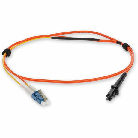 AddOn 3m MT-RJ (Male) to LC (Male) Straight Orange OM1 & OS1 Duplex Fiber OFNR (Riser-Rated) Mode Conditioning Cable