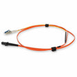 AddOn 3m MT-RJ (Male) to LC (Male) Straight Orange OM1 & OS1 Duplex Fiber OFNR (Riser-Rated) Mode Conditioning Cable