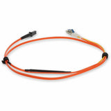 AddOn 3m MT-RJ (Male) to LC (Male) Straight Orange OM1 & OS1 Duplex Fiber OFNR (Riser-Rated) Mode Conditioning Cable