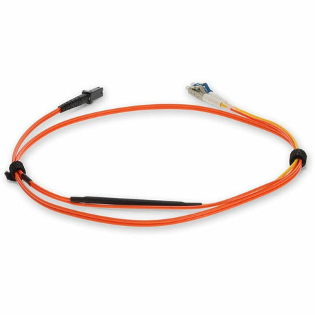 AddOn 3m MT-RJ (Male) to LC (Male) Straight Orange OM1 & OS1 Duplex Fiber OFNR (Riser-Rated) Mode Conditioning Cable