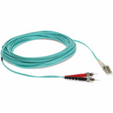 AddOn ADD-ST-LC-50M5OM3 Fiber Optic Duplex Network Patch Cable
