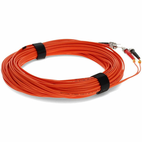 AddOn ADD-ST-ST-50M6MMF Fiber Optic Duplex Network Patch Cable