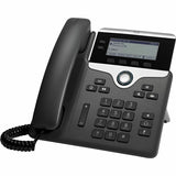 Cisco 7821 IP Phone - Corded - Wall Mountable - Black