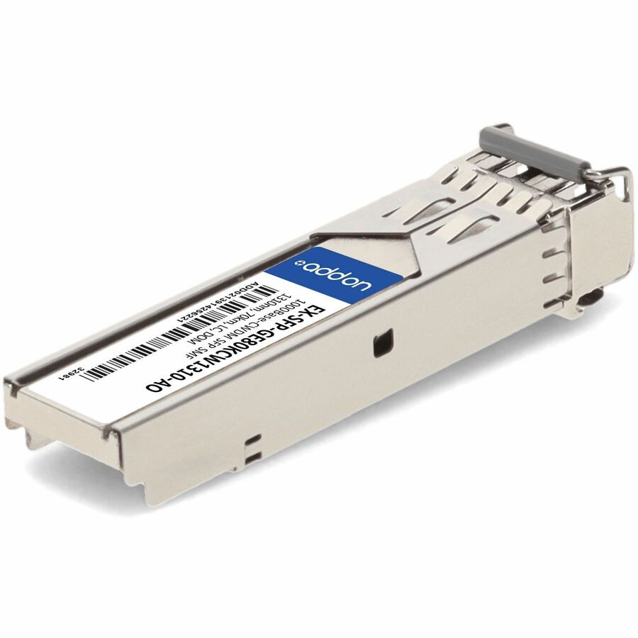 AddOn Juniper Networks EX-SFP-GE80KCW1310 Compatible TAA Compliant 1000Base-CWDM SFP Transceiver (SMF, 1310nm, 70km, LC, DOM)