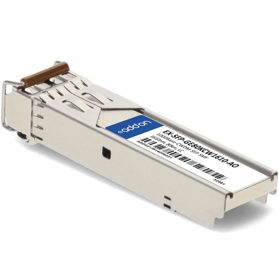 AddOn Juniper Networks EX-SFP-GE80KCW1610 Compatible TAA Compliant 1000Base-CWDM SFP Transceiver (SMF, 1610nm, 70km, LC)