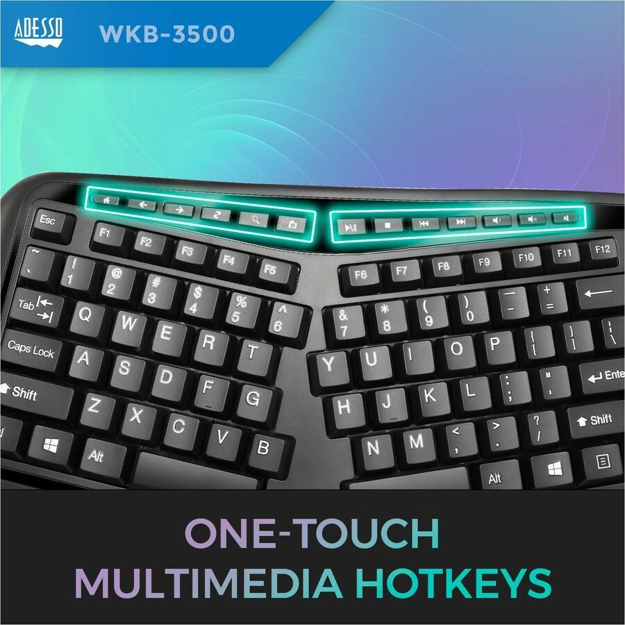 WIRELES ERGO TRACKBALL KEYBOARD