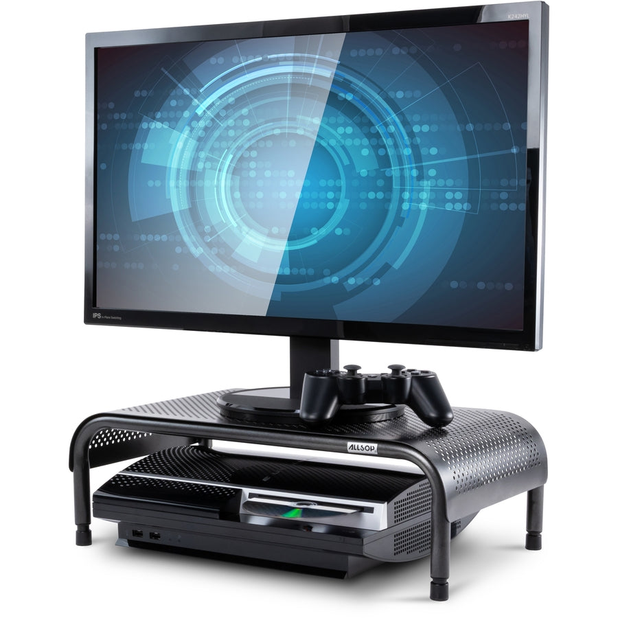 Allsop Metal Art Ergo 3 Adjustable Height Monitor Stand 15-Inch Wide Platform - (31630)