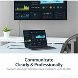 StarTech.com 3ft/1m USB C to DisplayPort 1.2 Cable 4K 60Hz - USB Type-C to DP Video Adapter Monitor Cable HBR2 - TB3 Compatible - Black