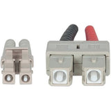 Intellinet Network Solutions Fiber Optic Patch Cable, LC/SC, OM4, 50/125, Multimode, Duplex, Violet, 10 ft (3 m)