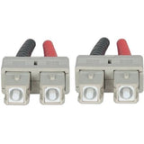 Intellinet Network Solutions Fiber Optic Patch Cable, SC/SC, OM3, 50/125, Multimode, Duplex, Aqua, 10 ft (3 m)