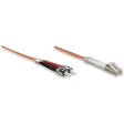 Intellinet Network Solutions Fiber Optic Patch Cable, LC/ST, OM1, 62.5/125, Multimode, Duplex, Orange, 14 ft (5 m)