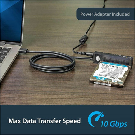 StarTech.com SATA to USB Cable - USB 3.1 10Gbps - 2.5 / 3.5 SATA SSD HDD - SATA to USB Adapter Cable - USB 3.1 to SATA Cable