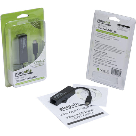 Plugable USB C Ethernet Adapter, Fast and Reliable Gigabit Connection
