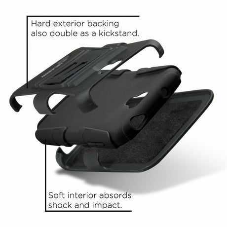 i-Blason Carrying Case Smartphone - Black