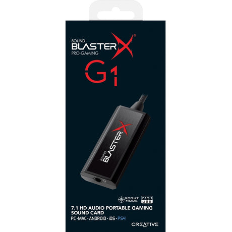 Creative Sound BlasterX G1 Sound Card with Headphone Amplifier