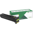 Lexmark Unison Original Laser Toner Cartridge - Yellow - 1 Each
