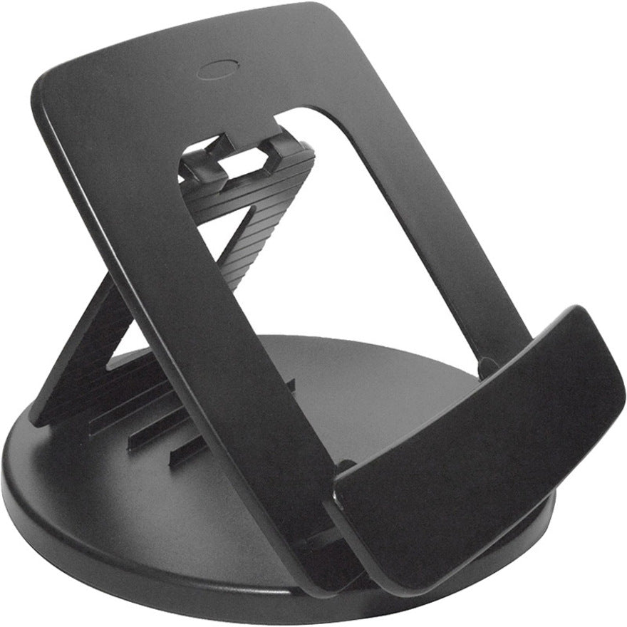 Kantek Rotating Foldable Desk Top Tablet Stand, Black