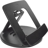 Kantek Rotating Foldable Desk Top Tablet Stand, Black