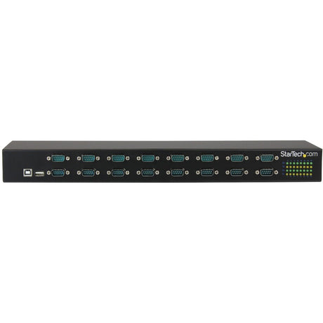 StarTech.com USB to Serial Hub - 16 Port - COM Port Retention - Rack Mount and Daisy Chainable - USB to RS232 Hub