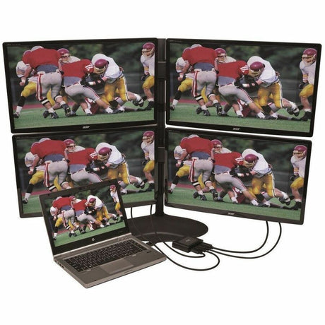 Eaton Tripp Lite Series 4-Port DisplayPort Multi-Monitor Splitter, MST Hub, 4K 60Hz UHD, DP1.2, TAA