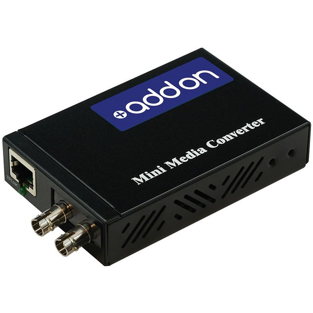 AddOn 10/100/1000Base-TX(RJ-45) to 1000Base-LX(ST) SMF 1310nm 40km Mini Media Converter