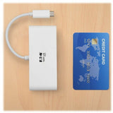 Eaton Tripp Lite Series 4-Port USB-C Hub, USB 3.x (5Gbps), 4x USB-A Ports, 60W PD Charging, White
