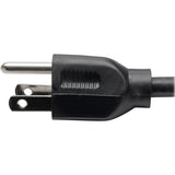 Eaton Tripp Lite Series Power Extension Cord, NEMA 5-15P to NEMA 5-15R - 13A, 120V, 16 AWG, 15 ft. (4.57 m), Black