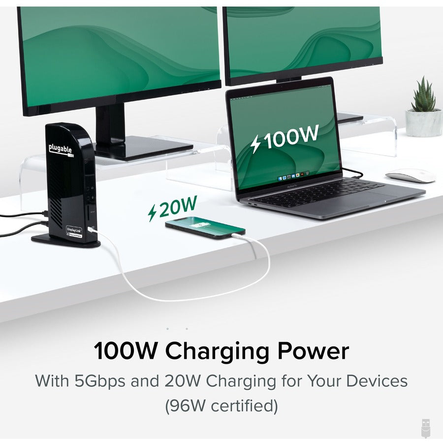 USBC Triple HDMI Dock 100W PD