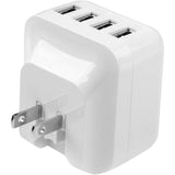 StarTech.com Travel USB Wall Charger &acirc;&euro;" 4 Port &acirc;&euro;" White &acirc;&euro;" Universal Travel Adapter &acirc;&euro;" International Power Adapter &acirc;&euro;" USB Charger