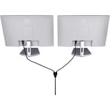 StarTech.com 10ft (3m) Computer Power Y Cord, NEMA 5-15P to C13, 10A 125V, 18AWG, Black Replacement PC Power Cord, TV/Monitor Power Cable