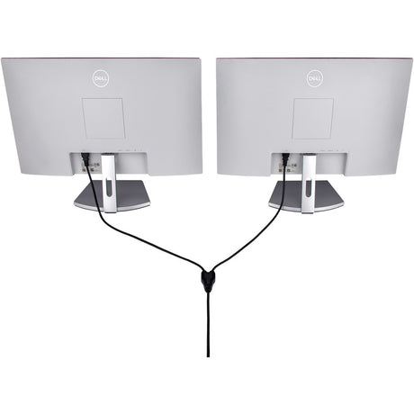 StarTech.com 10ft (3m) Computer Power Y Cord, NEMA 5-15P to C13, 10A 125V, 18AWG, Black Replacement PC Power Cord, TV/Monitor Power Cable