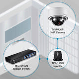 TRENDnet Indoor/Outdoor 3MP Motorized PTZ Dome Network Camera, 4x Optical Zoom, 16x Digital Zoom, Autofocus, IP66 Housing, Free iOS and Android mobile apps, ONVIF Profile S, TV-IP420P