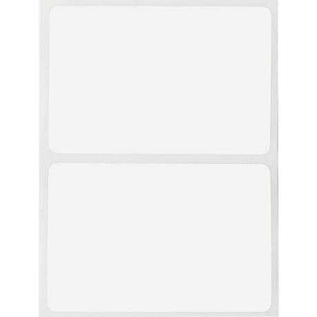 Brady 3" Core High Adhesion Glossy Polyester with Rubber Adhesive Labels