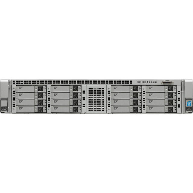 Cisco C240 M4 2U Rack Server - 2 Xeon E5-2680 v4 2.40 GHz - 64 GB RAM - 12Gb/s SAS Controller