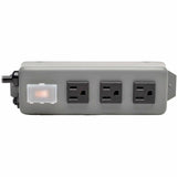 Eaton Tripp Lite Series Industrial Power Strip, 3-Outlet, 9 ft. (2.7 m) Cord, NEMA 5-15P Plug, Switch Guard