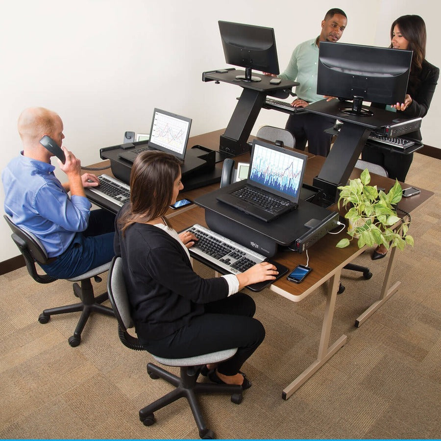 Eaton Tripp Lite Series WorkWise Height-Adjustable Sit-Stand Workstation, Clamp-on