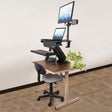 Eaton Tripp Lite Series WorkWise Height-Adjustable Sit-Stand Workstation, Clamp-on