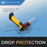 Adesso NuScan 4100B Bluetooth Antimicrobial Waterproof CCD Barcode Scanner