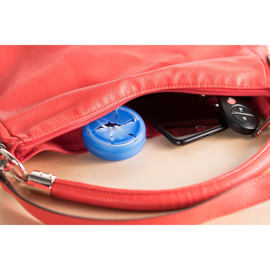 Digital Innovations The Nest - Tangle-Free Earphone / Earbud Case, Durable and Compact - Blue
